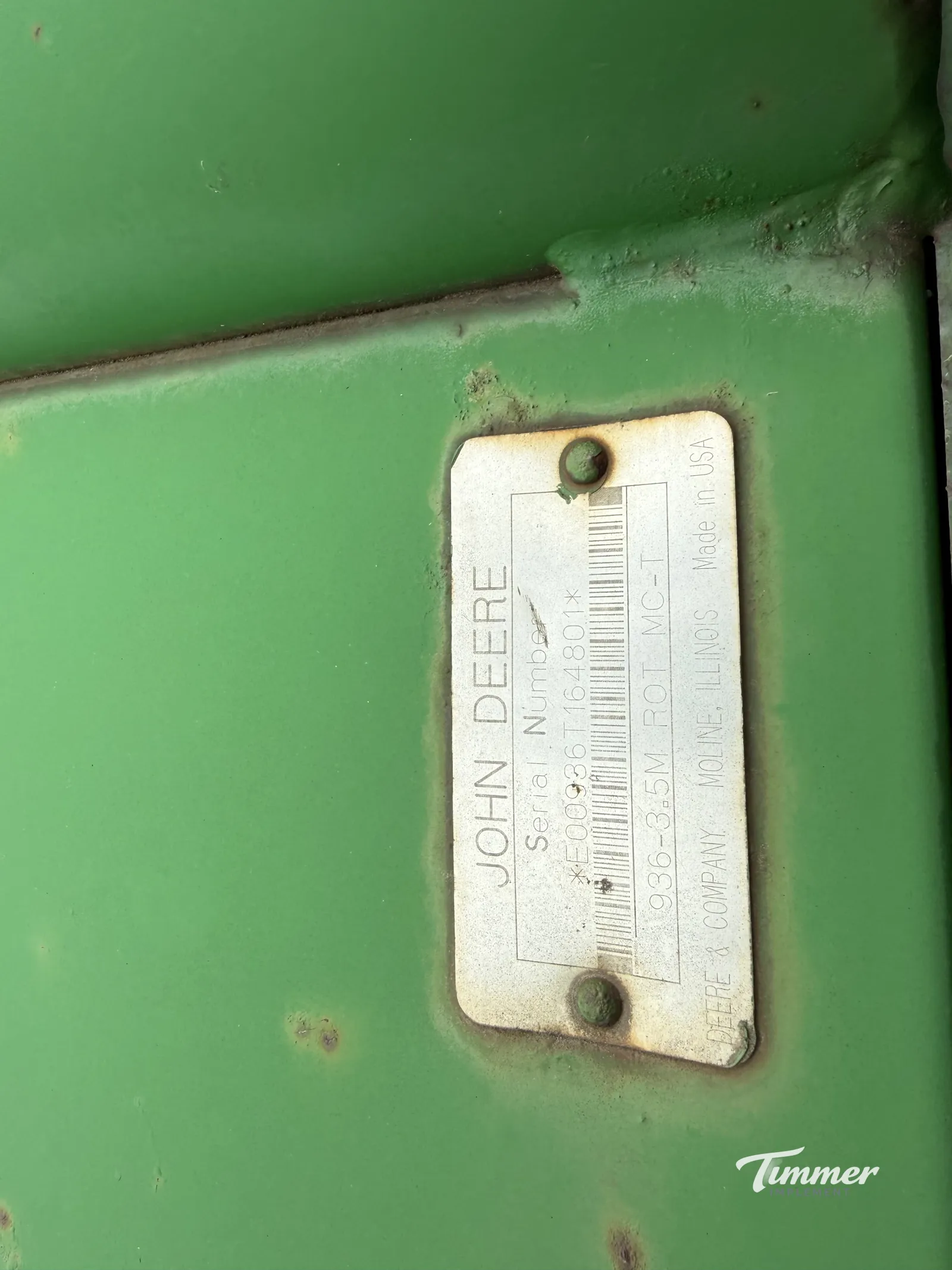 2002 John Deere 936 photo 12