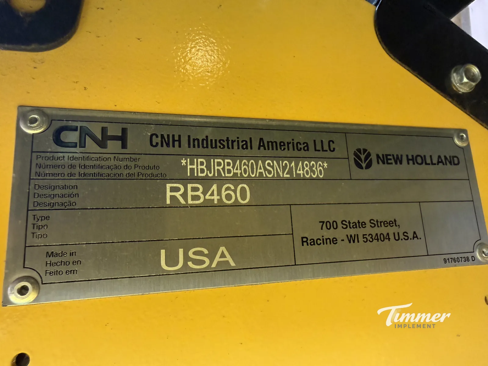 NEW 2025 New Holland Roll-Belt 460 photo 2