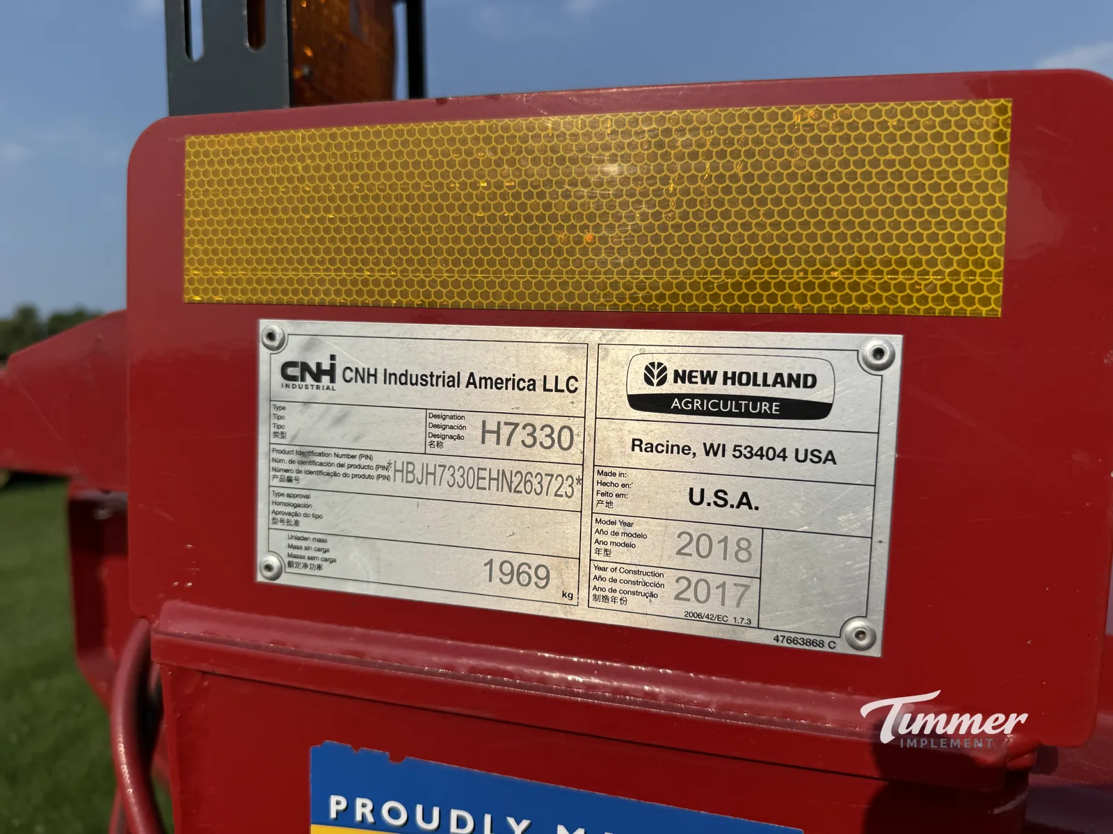 2017 New Holland H7330 photo 14